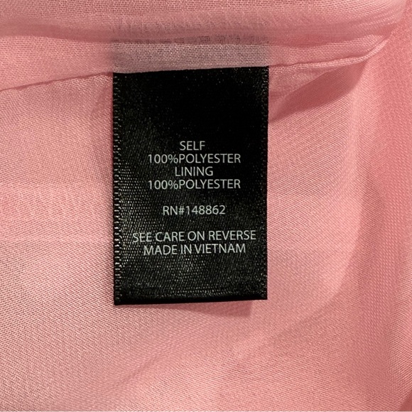 Torrid Pink Chiffon Clip Dot Halter Neck Tank 1X Blouse Girly Preppy Barbiecore - Picture 15 of 16